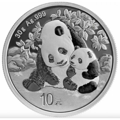 China Mint Stříbrná mince Čínská Panda 30 g – Zboží Mobilmania