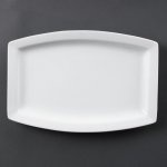 Olympia obdélníkové talíře Whiteware 320mm 6 ks
