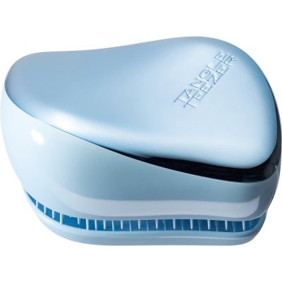 Tangle Teezer Compact Styler Sky Blue Delight Chrome kartáč na vlasy – Zboží Mobilmania