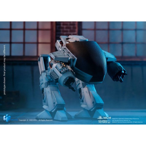 Sběratelská figurka Hiya Toys Robocop 1/18 ED-209 Battle Damaged 15 cm