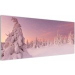 Obraz - Stromy pod sněhovou přikrývkou, jednodílný 120x50 cm – Hledejceny.cz