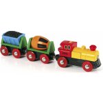 Brio WORLD 33319 Elektrická mašinka s vagónky a světly – Hledejceny.cz