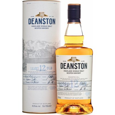 Deanston Unchillfiltered 12y 46,3% 0,7 l (karton) – Zboží Dáma
