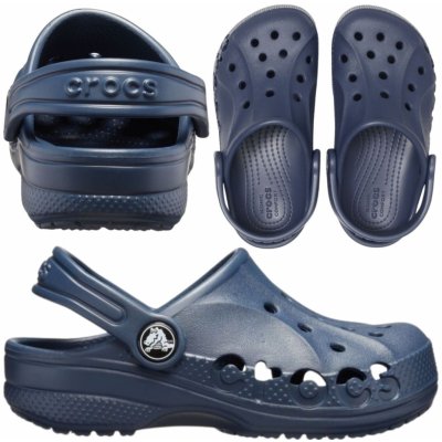 Crocs dětské pantofle BAYA CLOG K 207013410 Tmavě modrá – Zboží Dáma