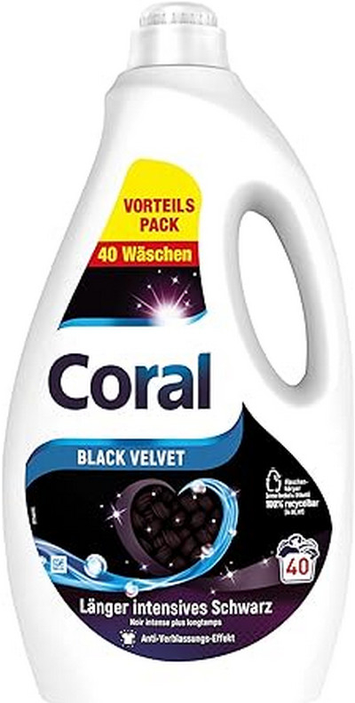 Coral l Black Velvet Prací gel na tmavé prádlo 40 PD 2 l
