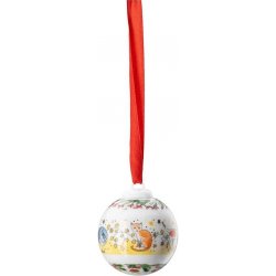 Rosenthal Porcelánová ozdoba zvonek CHRISTMAS 2024 5 cm