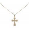 Přívěsky Beny Jewellery Zlatý Přívěsek Kříž k1200832