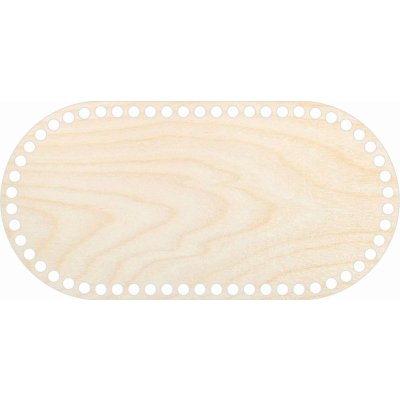Chráněná dílna Dřevěný svět Dno/víko - ovál 30 x 15 cm, tvar 3, přírodní – Sleviste.cz