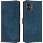 Vsechnonamobil 64902 STRIPE Peněženkové pouzdro s řemínkem Motorola Moto G14 modré – Zboží Živě