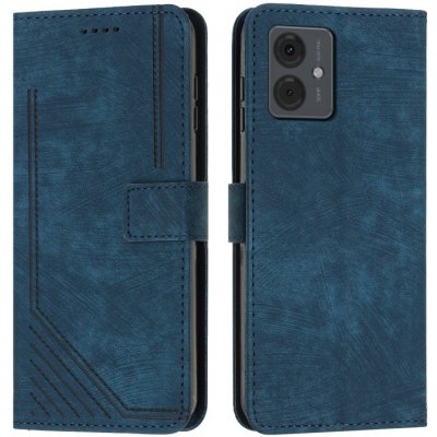Vsechnonamobil 64902 STRIPE Peněženkové pouzdro s řemínkem Motorola Moto G14 modré – Zboží Živě
