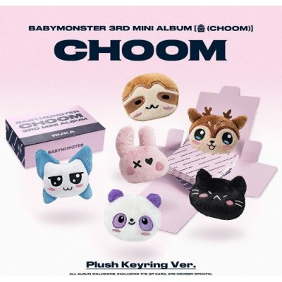 Babymonster - Choom (Plush Keyring Version) - QR Album – Sleviste.cz