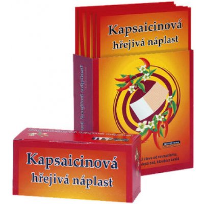 Tým pro farmacii capsicolle Kapsaicinová hřej.náplast 12 x 18 cm 50 ks – Sleviste.cz