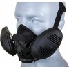 Doplněk Airsoftové výstroje Wosport Speciální taktická maska "Respirator V2" replika Multicam Black