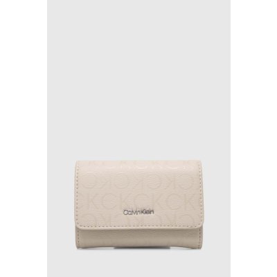 Calvin Klein Ck Must Small Trifold_Epi Mono K60K611931 Stoney Beige – Zboží Mobilmania