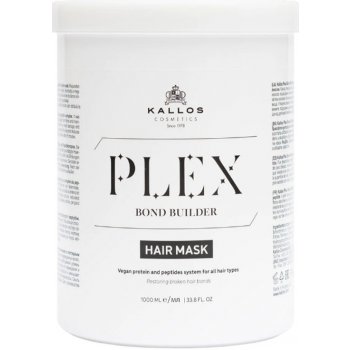 Kallos Plex Bond Builder maska na vlasy s proteinovým a peptidovým komplexem 1000 ml