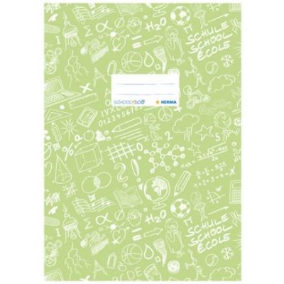 Obal na sešit Schooldoo A5 sv.zelený – Zboží Dáma