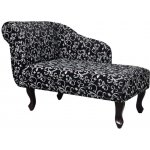 VidaXL černobílá textil 242403 – Zbozi.Blesk.cz