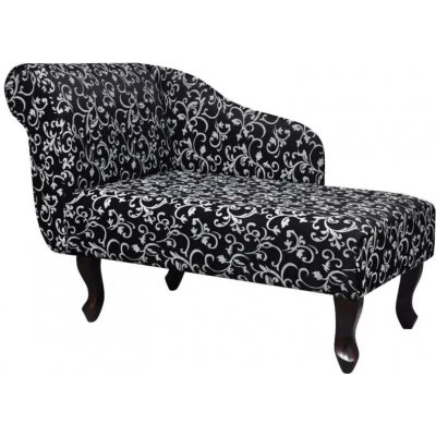 VidaXL černobílá textil 242403 – Zbozi.Blesk.cz