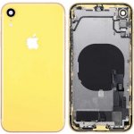 Kryt Apple iPhone XR Zadní Housing s Malými Díly žlutý – Zboží Mobilmania