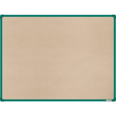 VMS Vision boardOK Textilní nástěnka se zeleným rámem Zelená 120 x 90 cm – Zboží Mobilmania