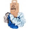 Gumička do vlasů Glov Gumička do vlasů Scrunchies Satine Blue Blue Blue 1 kus