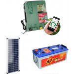AKO Sada elektrického ohradníku XDi 15000 smart GPS + solární panel 100 W + akumulátor 130 Ah – Hledejceny.cz