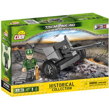 COBI 2398 World War II Protitankové dělo 7,5 cm PaK 40