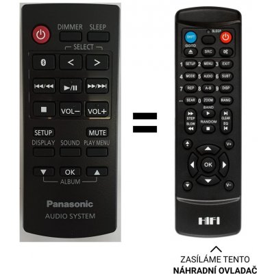 Dálkový ovladač Predátor Panasonic N2QAYB001215 – Hledejceny.cz