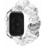 SES Elastický pásek pro chytré hodinky Apple Watch 42 mm 1.série - bílo černý 8823 – Sleviste.cz
