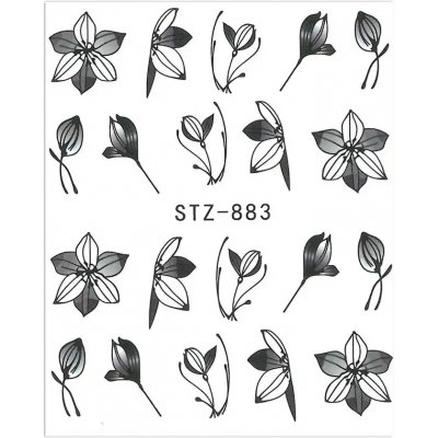 Starnails Vodolepky na nehty Flowers STZ-883 – Hledejceny.cz