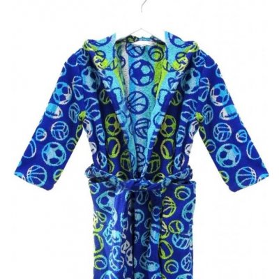 Yana Ltd Chlapecký župan Sport Modrá se vzorkem – Sleviste.cz