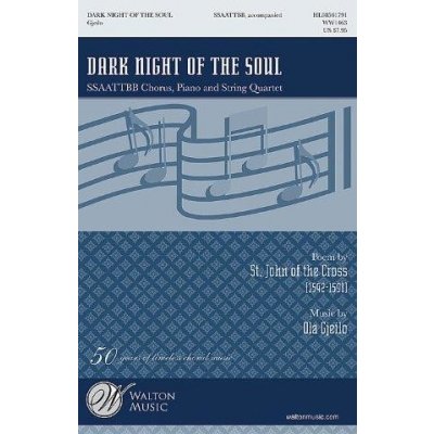 Ola Gjeilo Dark Night Of The Soul na sborový zpěv SATB klavír noty – Zboží Mobilmania