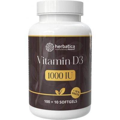 Herbatica Vitamín D3 1000 IU 110 tablet – Hledejceny.cz