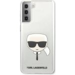 Pouzdro Karl Lagerfeld Samsung Galaxy S21 PLUS 5G čiré Karl`s head – Zboží Živě