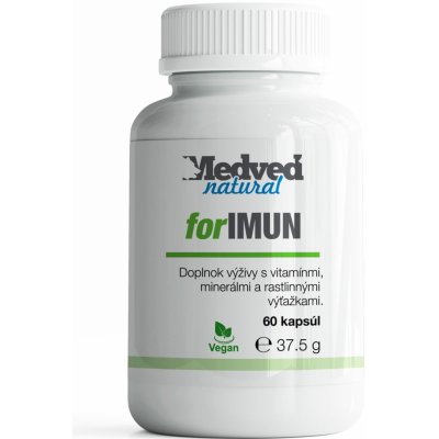 Medveď natural ForIMUN na imunitu 60 kapslí – Hledejceny.cz