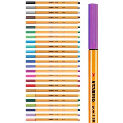 STABILO point 88 šedo fialový – Zboží Mobilmania