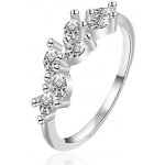 Agato stříbrný prsten se zirkony AGT R42W – Zboží Dáma