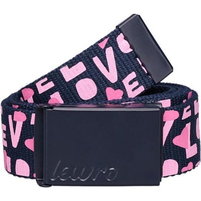 Lewro BOTUM dětský látkový opasek tmavě modrá – Zboží Mobilmania