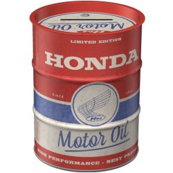 NOSTALGIC ART pokladnička HONDA red blue white