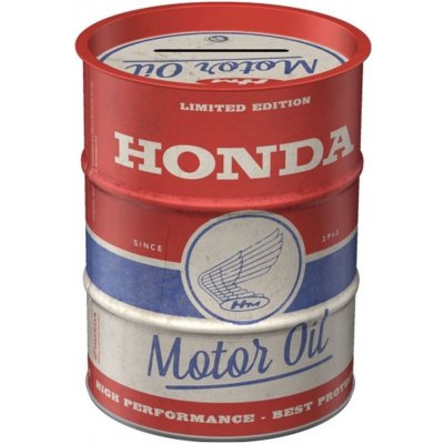 NOSTALGIC ART pokladnička HONDA red blue white – Zbozi.Blesk.cz