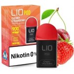 Lio Pod Zero Cherry Strawberry 0 mg 900 potáhnutí 1 ks – Zboží Dáma