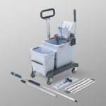 Vileda 147207 Vozík UltraSpeed Pro se 2 vědry 25+10 l – HobbyKompas.cz