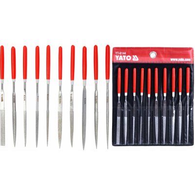 Sada pilníků YATO jehlových diamantových 3 x 140 mm 10 ks 50 mm YT-6144 – Zboží Dáma Sada pilníků YATO jehlových diamantových 3 x 140 mm 10 ks 50 mm YT-6144 – Zboží Dáma