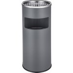 Manutan Expert Stojanový venkovní popelník Manutan Stream objem 60 l černý – Zboží Dáma