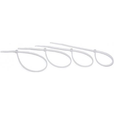 Vázací páska 4,8 x 370 mm - 22 kg - bílá – Sleviste.cz