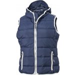 James & Nicholson dámská sportovní vesta tmavě modrá / bílá – Sleviste.cz