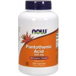 Now Foods Pantothenic Acid 500 mg 250 kapslí – Hledejceny.cz