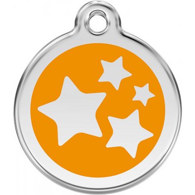 Red Dingo Hvězdičky oranžová S 20 mm – Zboží Dáma