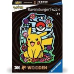RAVENSBURGER Dřevěné obrysové Pikachu 300 dílků – Zboží Dáma