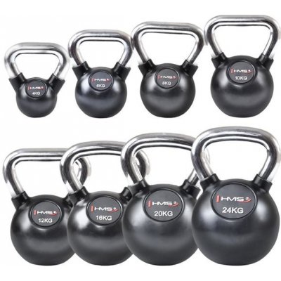 HMS KGC Kettlebell s chromovaným úchopem 20 Kg – Zbozi.Blesk.cz